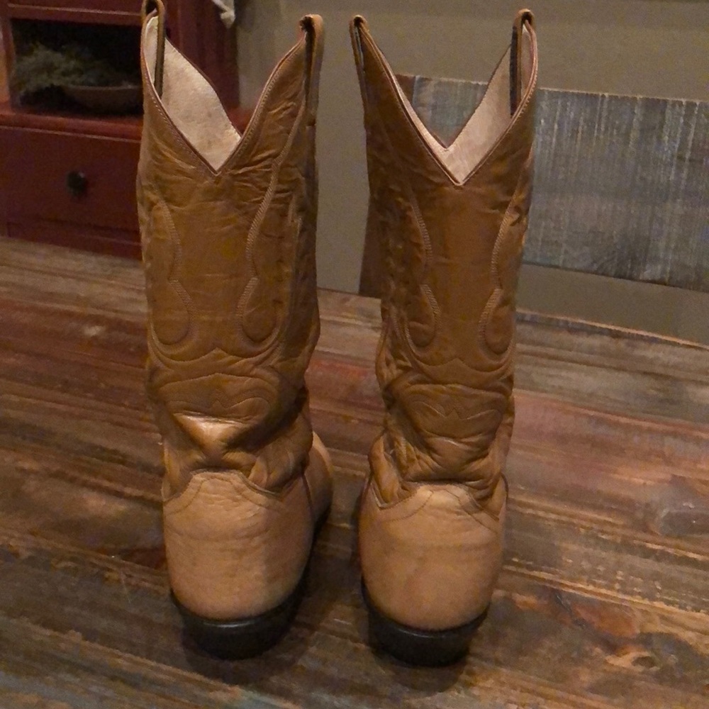 Panhandle Slim Bison Cowboys Boots Size 10 D